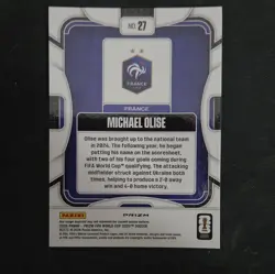 Panini Prizm FIFA World Cup 2026 Michael Olise Silver Wave France 2-Card Lot - Image 3