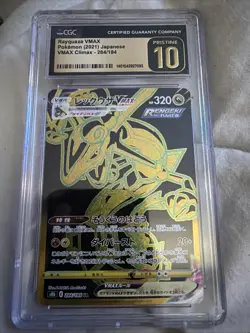 Rayquaza VMAX Pokemon (2021) Japanese VMAX Climax 284/184 CGC Pristine 10 - Image 1