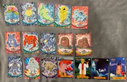 1999 Topps Pokemon TV Animation Edition Series 1 - Incomplete Set (17 Cards) - Image 1