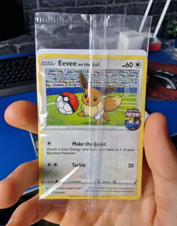 Unopened (Mint) Pokemon TCG Eevee on the Ball 002/005 Promo Cards 2020 Promo EN - Image 1