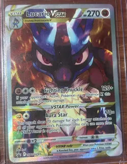 Lucario VSTAR SWSH291 Sword & Shield Promo Ultra Rare Pokemon Card NM - Image 1