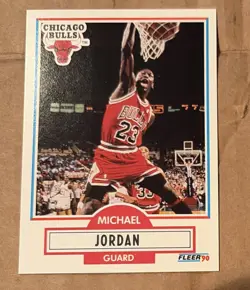 1990 Fleer Michael Jordan #26 Basketball Card - Image 1