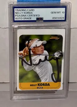 Nelly Korda Signed Autographed 2020 S.I. For Kids Rookie Card #929 PSA 10 AUTO - Image 1