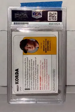 Nelly Korda Signed Autographed 2020 S.I. For Kids Rookie Card #929 PSA 10 AUTO - Image 2