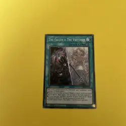CH01-EN019 The Fallen & the Virtuous Yu-Gi-Oh! Card Secret Rare - Image 2