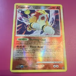 The Pokemon Company Entei 4/132 Secret Wonders Reverse Holo Rare Eng 80HP - Image 1