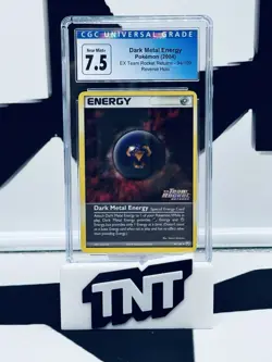 Dark Metal Energy EX Team Rocket Returns 94/109 Reverse Holo Pokemon CGC 7.5 - Image 1