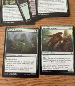 MTG Minor Miscut Error Lot of 11 Cards Misprint LP To NM - Image 5