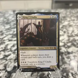 MTG Marvel Super Heroes - King T'Challa/Black Panther Mythic 219 EN - Image 1