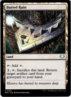 Buried Ruin 150 Uncommon Commander: Edge of Eternities Magic: The Gathering NM - Image 1
