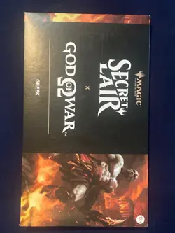Magic: The Gathering Secret Lair x God of War 5-Card Pack Greek 2025 - Image 1