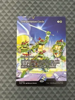 MTG Teleportation Circle #0002 Borderless Mythic TMNT Source Material (PZA) - Image 1