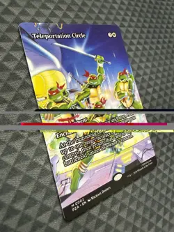 MTG Teleportation Circle #0002 Borderless Mythic TMNT Source Material (PZA) - Image 3