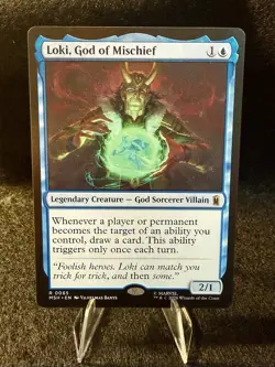 Magic: The Gathering - Loki, God of Mischief R 65 Marvel Super Heroes Regular NM - Image 1
