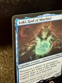 Magic: The Gathering - Loki, God of Mischief R 65 Marvel Super Heroes Regular NM - Image 2