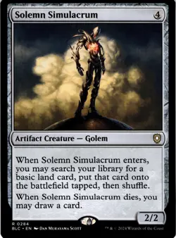 Solemn Simulacrum #284 Commander: Bloomburrow Regular Rare *Buy 2 Get 1 - Image 1