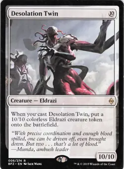 Desolation Twin #6 Battle for Zendikar Regular Rare *Buy 2 Get 1 - Image 1