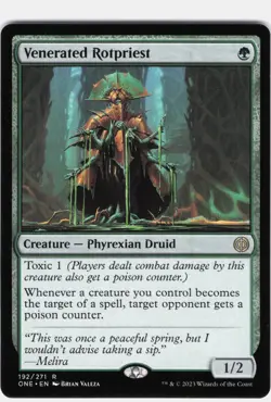 Venerated Rotpriest #192 Phyrexia: All Will Be One Regular Rare - Image 1