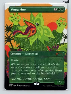 MTG Vengevine Foil M Secret Lair Drop Series 1078 NM - Image 1