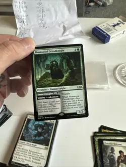 MTG Mosswood Dreadknight - Wilds of Eldraine (WOE) #231 Magic Card Rare NM - Image 1