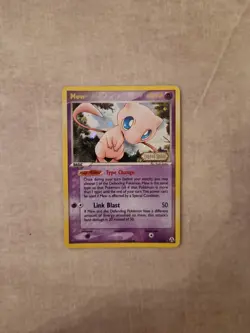 Pokemon TCG Mew 10/92 EX Legend Maker Reverse Holo Rare Card 2006 - Image 1