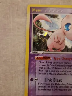 Pokemon TCG Mew 10/92 EX Legend Maker Reverse Holo Rare Card 2006 - Image 2