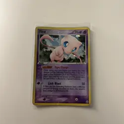 Pokemon TCG Mew 10/92 EX Legend Maker Holo Rare Card 2006 - Image 1