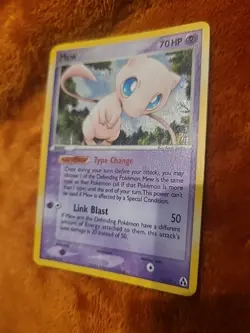 Pokemon TCG Mew Legend Maker Holo Rare Card 10/92 2006 Tail Swirl - Image 2