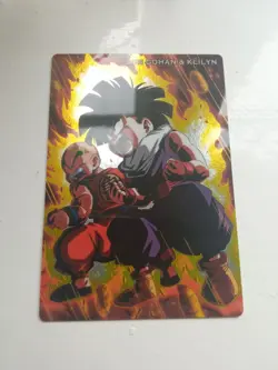 Dragon Ball Itajaga Card Krillin Gohan Bandai - Image 1