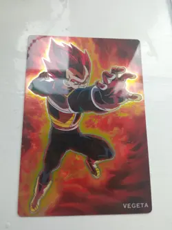 Dragon Ball Itajaga Card Super Saiyan God Vegeta Bandai - Image 1
