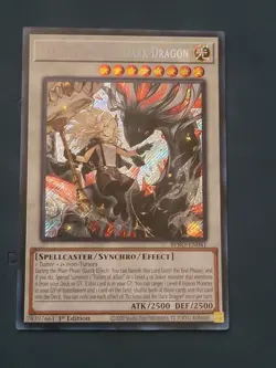 Yugioh! Ecclesia and the Dark Dragon BPRO-EN041 Secret Rare NM-M 1st Edition - Image 1