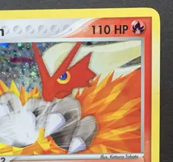 2006 Pokemon POP Series 1 BLAZIKEN 1/17 Holo Foil LP EX-NM - Image 4