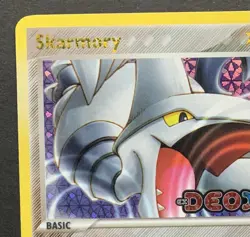 2005 Pokemon EX Deoxys SKARMORY 2/107 Rev Holo Foil Stamped NM-MT - Image 3