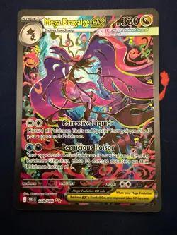MEGA DRAGALGE EX 118/086 HOLO SPECIAL ILLUSTRATION RARE CHAOS RISING POKEMON - Image 1