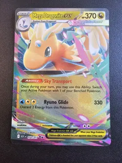 Mega Dragonite ex 152/217 Double Rare Ascended Heroes M/NM Pokemon TCG - Image 1