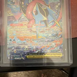 Mega Greninja EX 116/086 Chaos Rising SIR Full Art Holo Ultra Rare Pokemon TCG - Image 3
