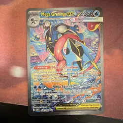 Mega Greninja EX 116/086 Chaos Rising SIR Full Art Holo Ultra Rare Pokemon TCG - Image 4