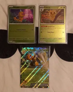Weedle, Kakuna & Beedrill ex Reverse Holo/Double Rare - Chaos Rising Pokemon TCG - Image 1