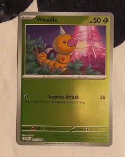 Weedle, Kakuna & Beedrill ex Reverse Holo/Double Rare - Chaos Rising Pokemon TCG - Image 2
