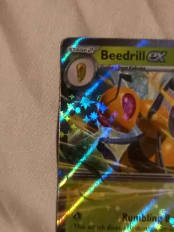 Weedle, Kakuna & Beedrill ex Reverse Holo/Double Rare - Chaos Rising Pokemon TCG - Image 5