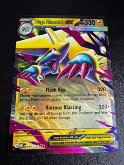 Pokemon TCG Mega Manectric ex 050/132 ME01: Mega Evolution Double Rare NM - Image 1
