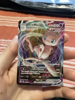 Mew VMAX 114/264 Swsh08: Fusion Strike Holo Card Excellent Condition - Image 1