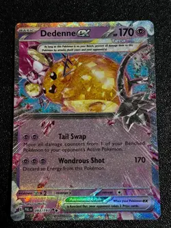 Pokemon TCG Dedenne ex 093/193 SV02: Paldea Evolved Double Rare NM - Image 1