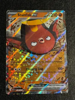 Pokemon TCG Stunfisk ex - 114/217 ME: Ascended Heroes Double Rare NM - Image 1