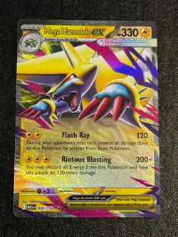 Pokemon TCG Mega Manectric ex 050/132 ME01: Mega Evolution Double Rare NM - Image 1