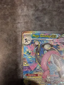 Mega Greninja ex 116/086 SIR Pokemon Chaos Rising Special Illustration Rare NM - Image 2