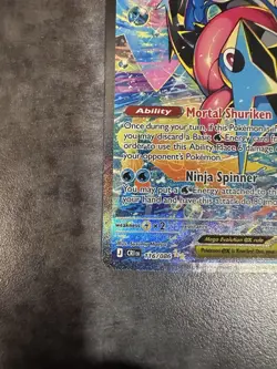 Mega Greninja ex 116/086 SIR Pokemon Chaos Rising Special Illustration Rare NM - Image 4
