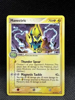 Manectric Prerelease [MINT] Promo Ex Deoxys Set - 38/107 Pokemon Card [2005] {D} - Image 1