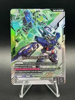 Gundam TCG Gundam Exia (EX) EB01-022 (LR+) Eternal Nexus EB01 NM English - Image 1
