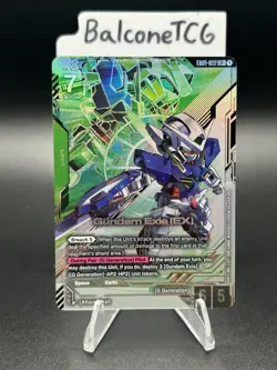 Gundam TCG Gundam Exia (EX) EB01-022 (LR+) Eternal Nexus EB01 NM English - Image 2